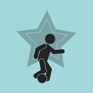 Başarı tasarım. Kazanan simgesi. Düz illüstrasyon, vektör grafiği