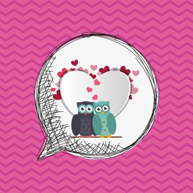 Tasarım seviyorum. Romantik simgesi. Derma illüstrasyon, vektör grafik