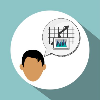 İş design.Communication simgesi. Derma illüstrasyon, vect