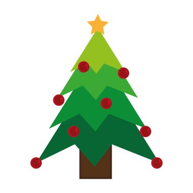 Noel tasarım. Dekorasyon simgesi. Düz ve izole illustratio