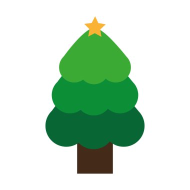 Noel tasarım. Dekorasyon simgesi. Düz ve izole illustratio