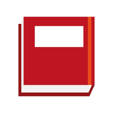 kitap tasarımı. simge okuyun. Düz ve izole illüstrasyon