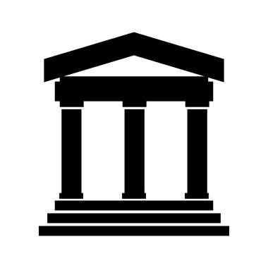 Yunan veya Roma binası, vektör çizim