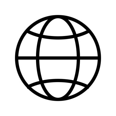 Küre diyagramı, vektör çizim