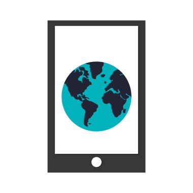 cep telefonu veya tablet, vektör çizim