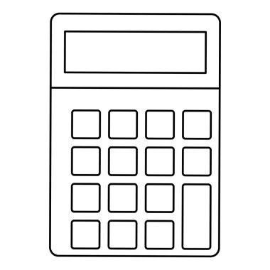 hesap makinesi, vektör çizim