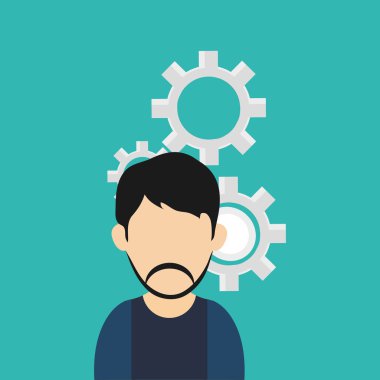 İletişim tasarımı. Ortam simgesi. Düz illüstrasyon, vektör grafiği