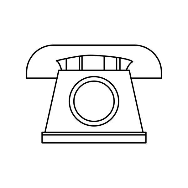 Teléfono, ilustración vectorial sobre fondo blanco — Archivo Imágenes Vectoriales