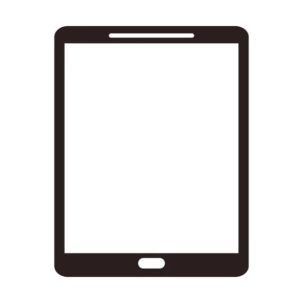 Handy oder Tablet, Vektorillustration — Stockvektor