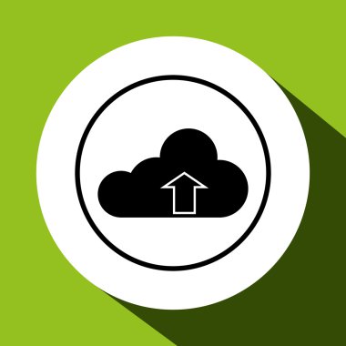 İletişim tasarımı. Ortam simgesi. Düz illüstrasyon, vektör grafiği