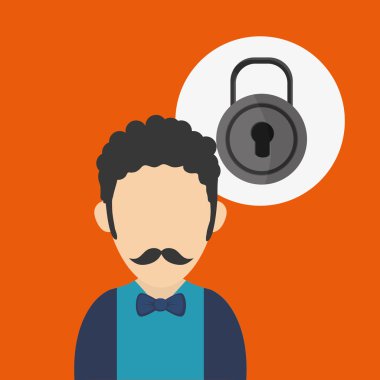 İletişim tasarımı. Ortam simgesi. Düz illüstrasyon, vektör grafiği