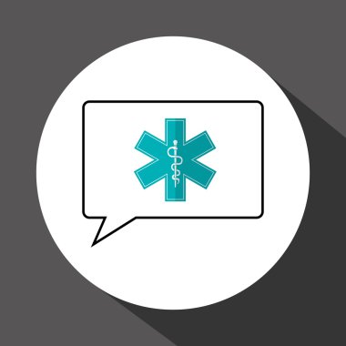 Tıbbi bakım tasarım. Sağlık simgesi. Derma illüstrasyon, v