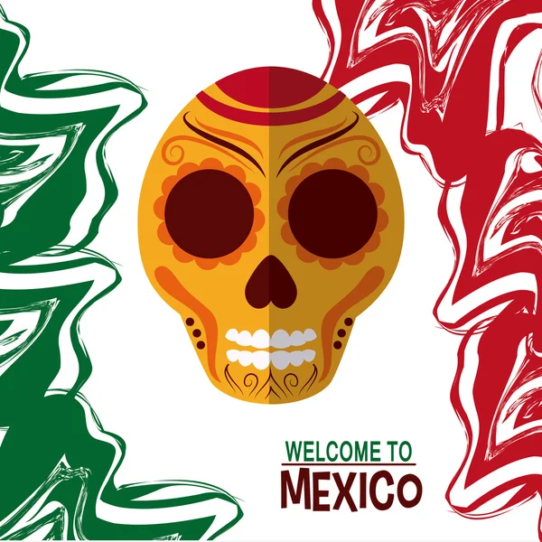 Design mexicain. icône de la culture. Illustration colorée, grap vectoriel — Image vectorielle