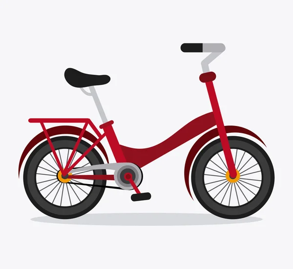 Klassieke fiets. fiets icoon. sport concept. Vectorafbeelding — Stockvector