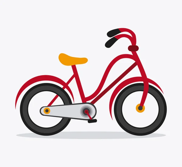 Klassieke fiets. fiets icoon. sport concept. Vectorafbeelding — Stockvector