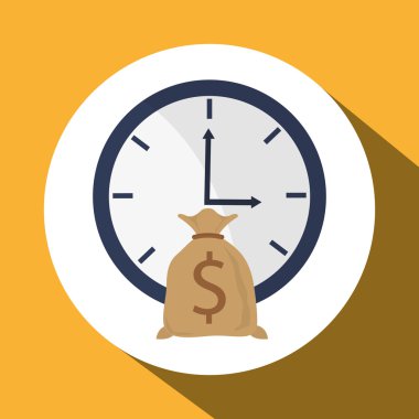 İş tasarımı. Mali madde simgesi. Düz illüstrasyon