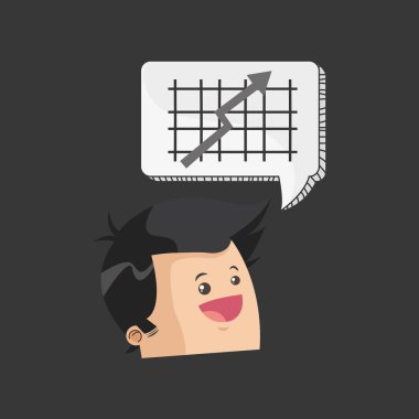 İş tasarımı. Mali madde simgesi. Düz illüstrasyon