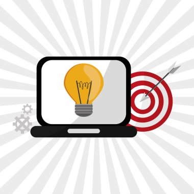 Dijital pazarlama design.Communication ve e-ticaret. Renkli ben