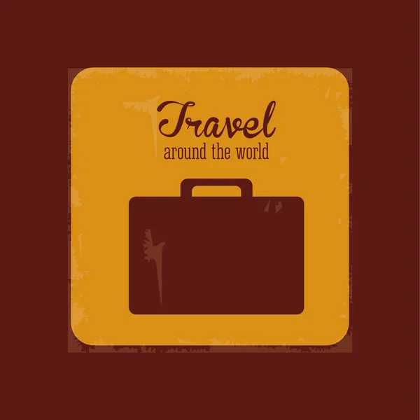 Design de voyage. icône de voyage. Illustration isolée — Image vectorielle