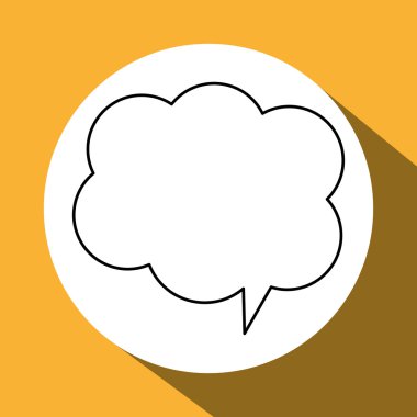 İletişim tasarımı. Ortam simgesi. Düz illüstrasyon