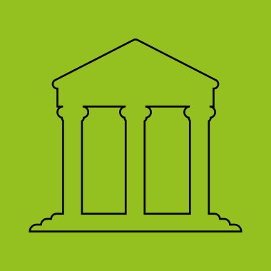 Para tasarım. Mali madde simgesi. Beyaz arka plan, izole esnaf