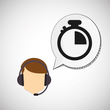 Merkezi tasarım ara. İletişim simgesi. düz illüstrasyon, vecto