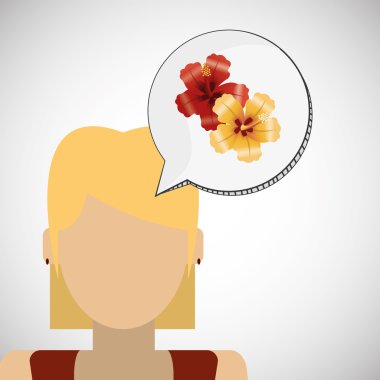 Vektör çiçek. Bahçe simgesi. Derma illüstrasyon, çiçek tasarım