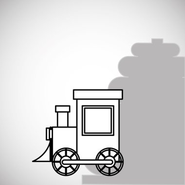 Oyuncak tasarım. Çocukluk simgesi. Düz illüstrasyon, vektör grafiği