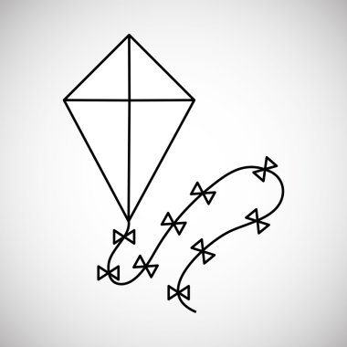 Oyuncak tasarım. Çocukluk simgesi. Düz illüstrasyon, vektör grafiği