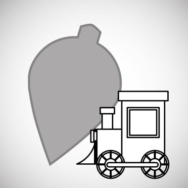 Oyuncak tasarım. Çocukluk simgesi. Düz illüstrasyon, vektör grafiği