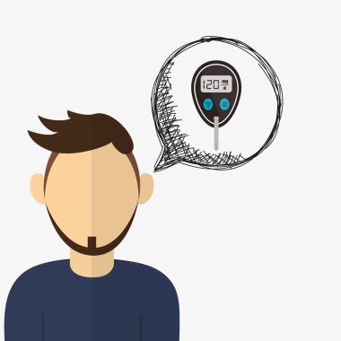 Giyilebilir teknoloji tasarım. Gadget'ı simgesi. Düz illüstrasyon, vektör