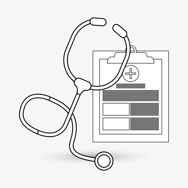 Medical care design. Health care icon. Flat illustration, vector — Stock Vector