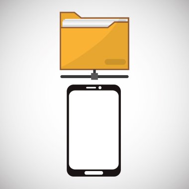 İletişim tasarımı. Ortam simgesi. Düz illiustration, vektör grafiği