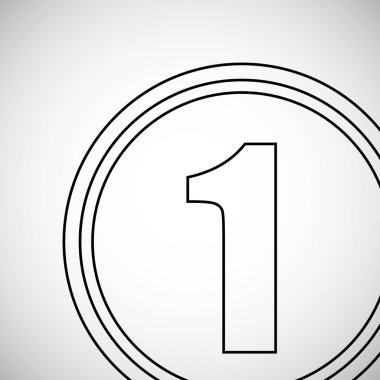 Başarı tasarım. Kazanan simgesi. Düz illüstrasyon, vektör grafiği