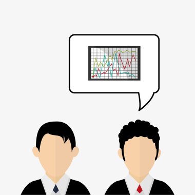 İş design.Communication simgesi. Derma illüstrasyon, vect