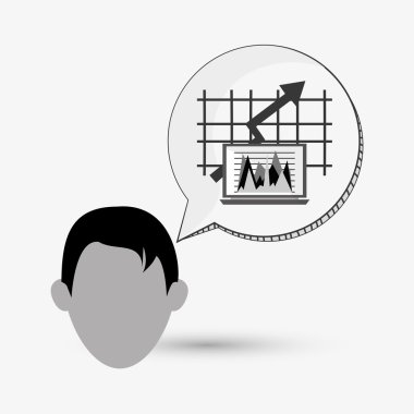 İş design.Communication simgesi. Derma illüstrasyon, vect