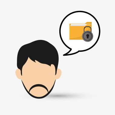 İletişim tasarımı. Ortam simgesi. Düz illüstrasyon, vektör grafiği