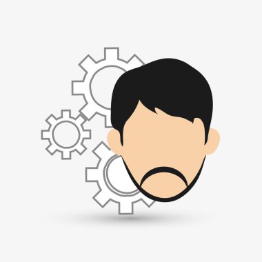 İletişim tasarımı. Ortam simgesi. Düz illüstrasyon, vektör grafiği