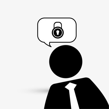 İletişim tasarımı. Ortam simgesi. Düz illüstrasyon, vektör grafiği