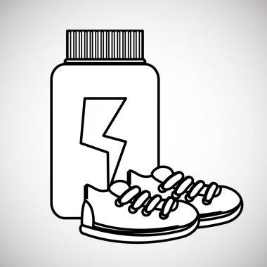 Sağlıklı yaşam tarzı tasarım. welness simgesi. düz illüstrasyon, vect