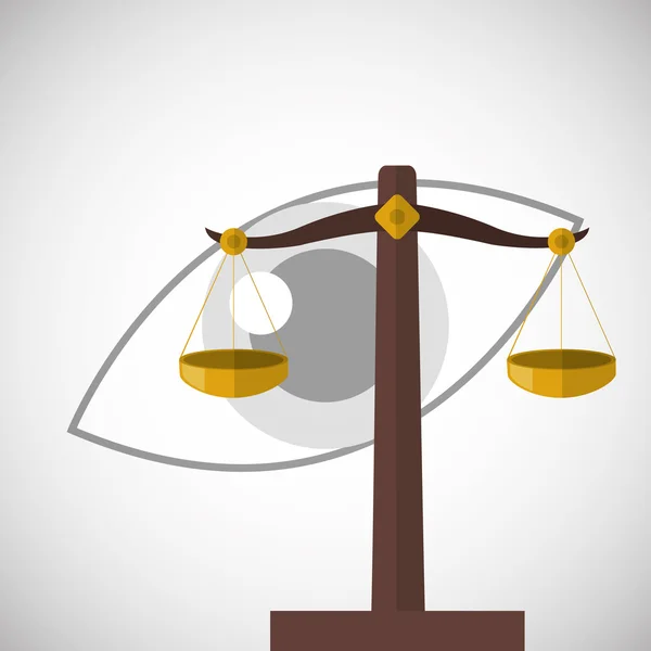 Návrh zákona. Ikona spravedlnost. Plochý ilustrace, vektorová grafika — Stockový vektor
