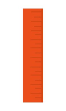 Turuncu cetvel kutsal kişilerin resmi, vektör çizim