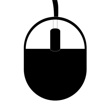 basit bilgisayar fare, vektör çizim