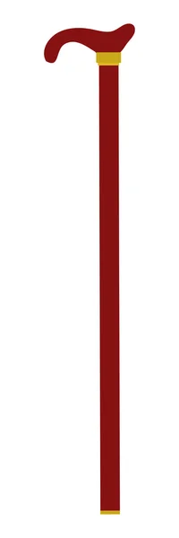 고전적인 갈색 지팡이 — 스톡 벡터