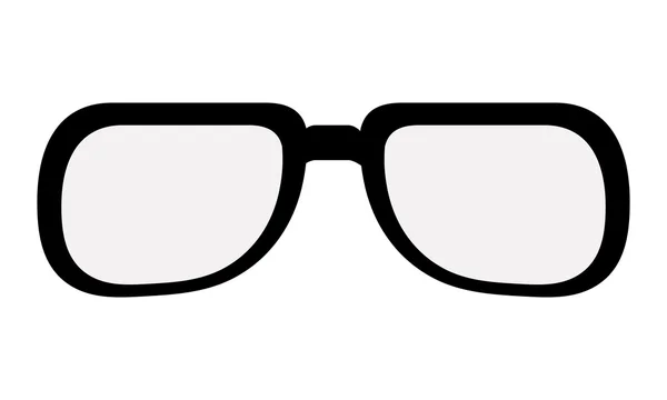 Gafas clásicas negras — Vector de stock