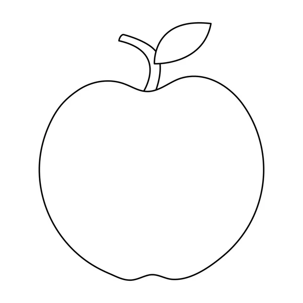 Design Apple Icon — Vettoriale Stock