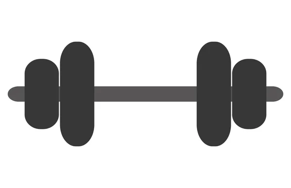 Barbell icon design — Stock Vector