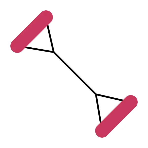 Weerstand band pictogram ontwerp — Stockvector