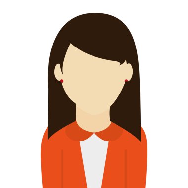 Kafkas kadın düz Kahverengi saç