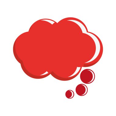 Kırmızı konuşma balonu